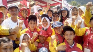 Kontingen Banten pada Jumbara 2016.