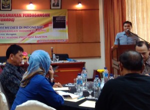 Wakil Ketua Umum Bidang Industri dan Perdagangan Kadin Banten Mashudi.