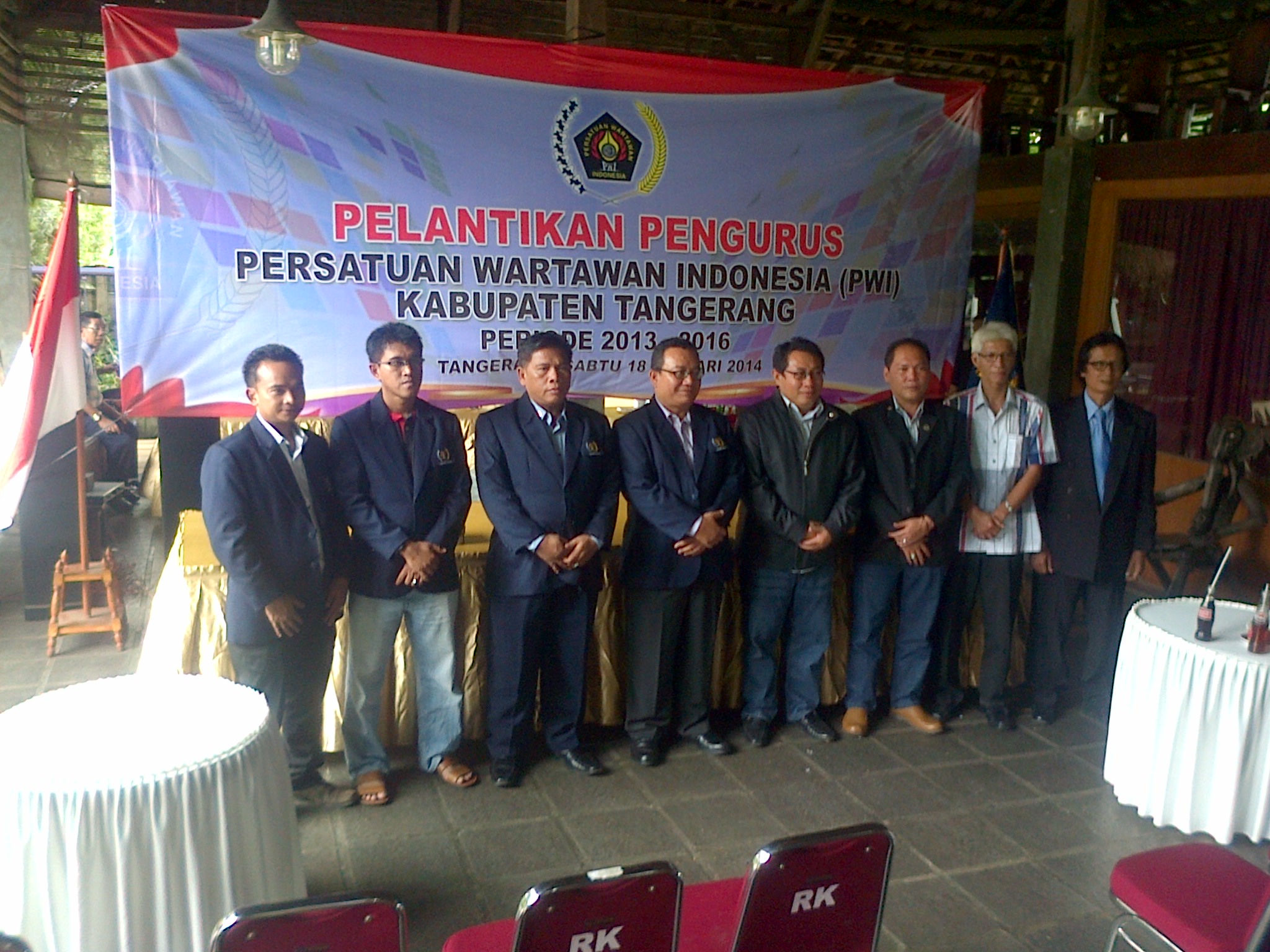 Pengurus PWI Kabupaten Tangerang Dilantik