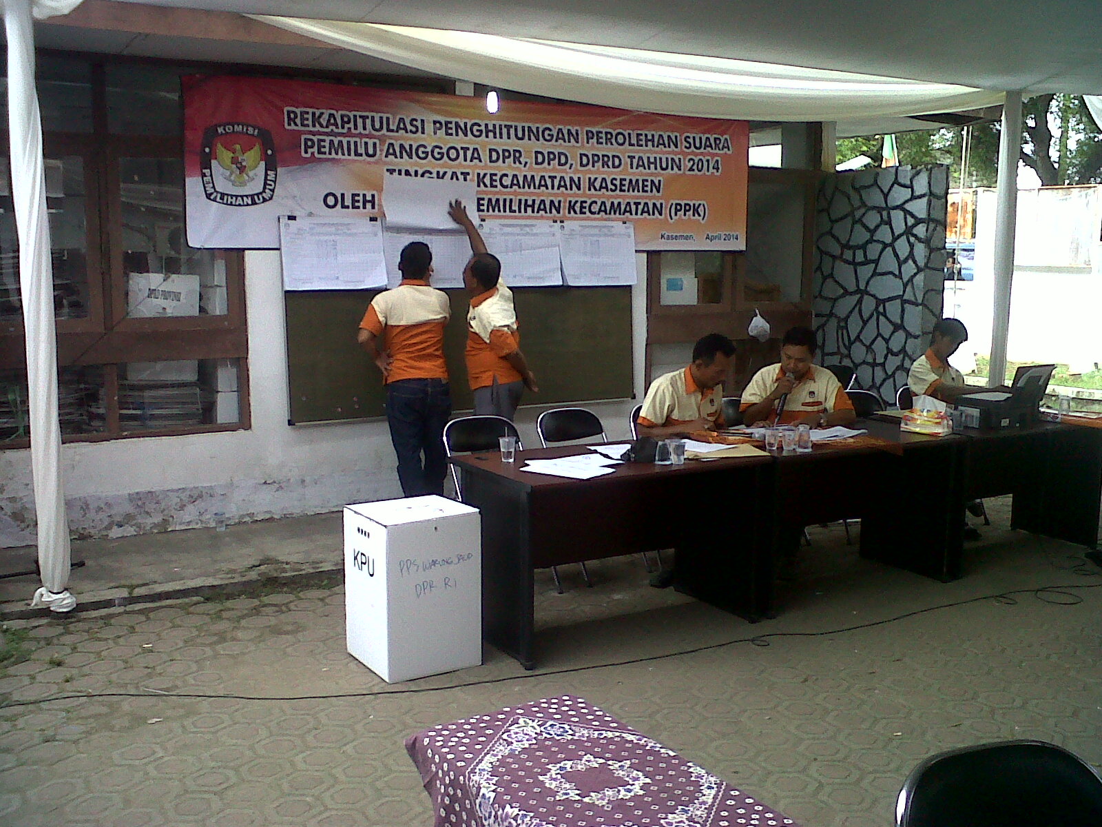 Penghitungan di 5 PPK Kota Serang Selesai