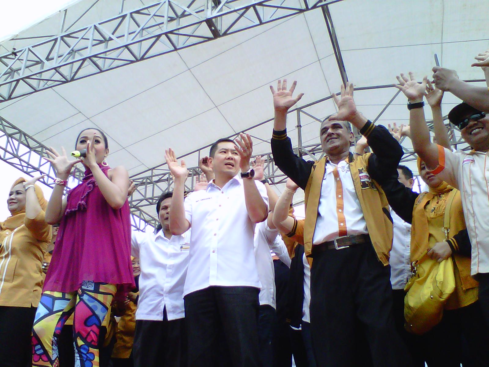 Hary Tanoesoedibjo Hadiri Kampanye Hanura