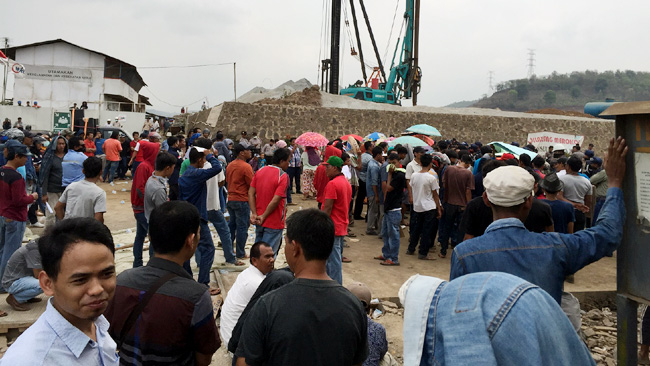 PT Indoferro Akhirnya Didemo Warga Cilegon