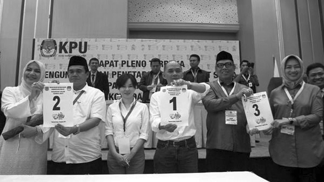 3 Pasangan calon Kepala Daerah Tangsel