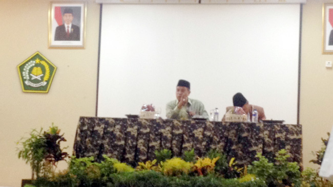 Acara pembinaan pegawai IAIN SMH Banten