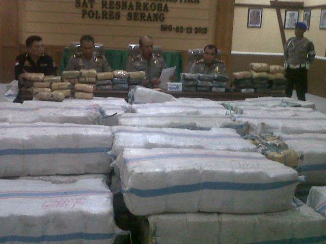 Sebulan, Polres Serang Bekuk 24 Tersangka Narkoba
