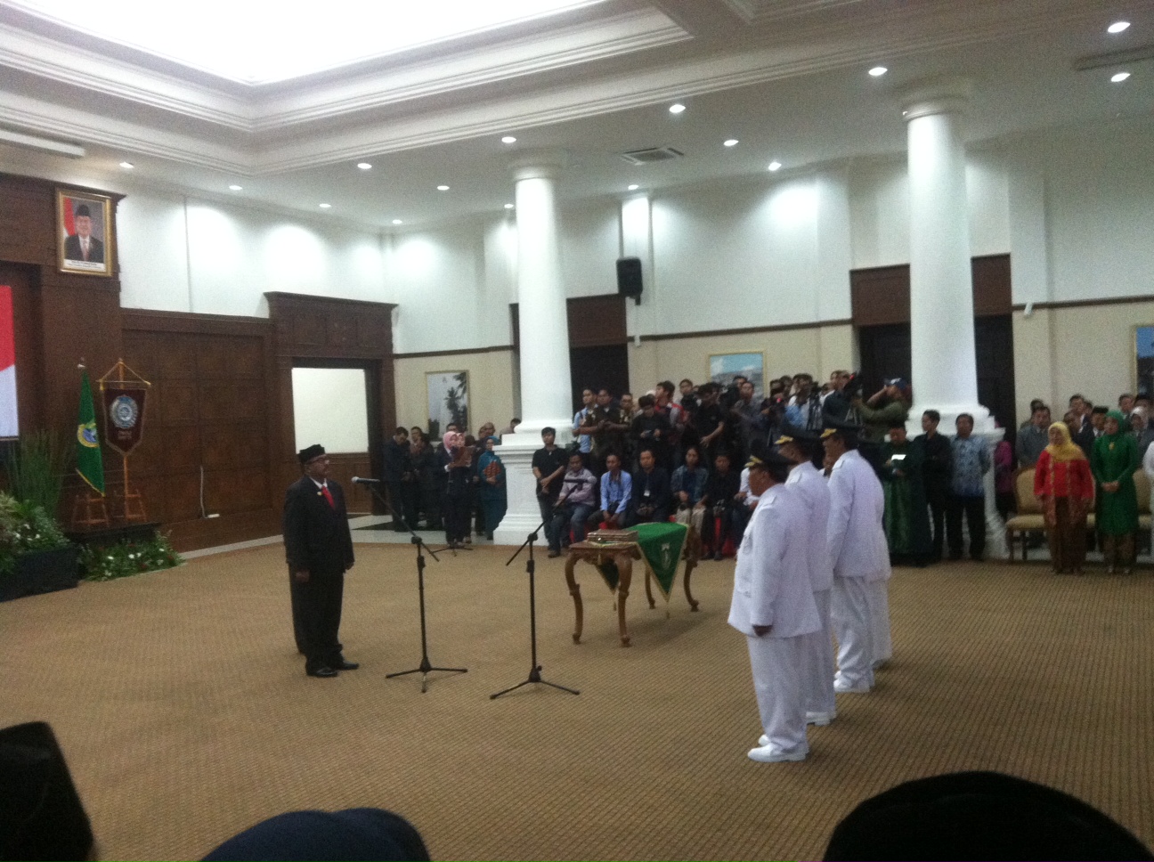 suasana pelantikan