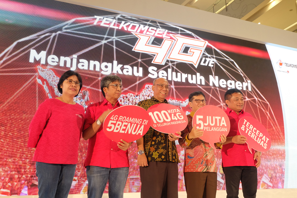 Jaringan 4G LTE Telkomsel Layani Lebih dari 100 Kota