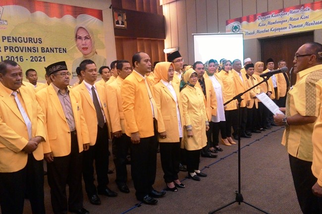 Pelantikan DPD Golkar Banten