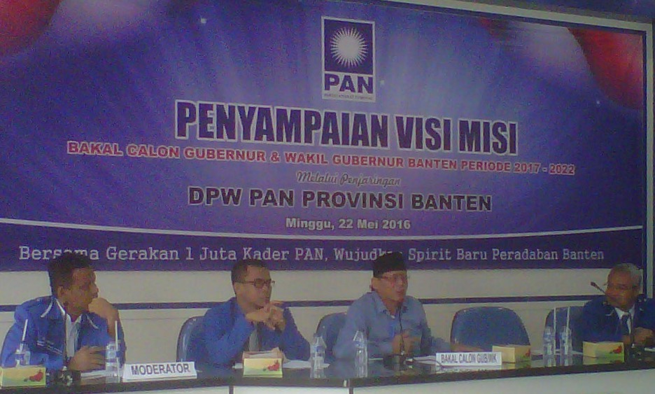 Sampaikan Visi Misi di PAN, WH Singgung Infrasktruktur dan Pendidikan