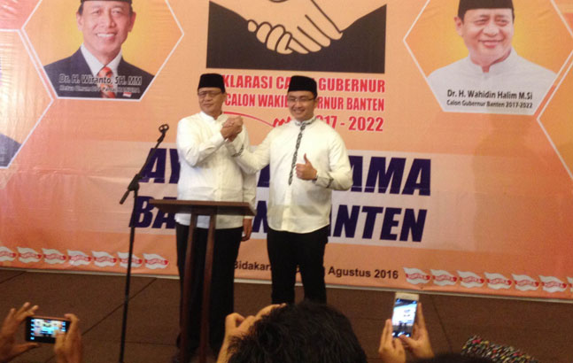Wahidin Halim dan Andika Hazrumy