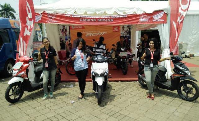 All New BeAT eSP, Andalan Honda di Kota Serang Fair