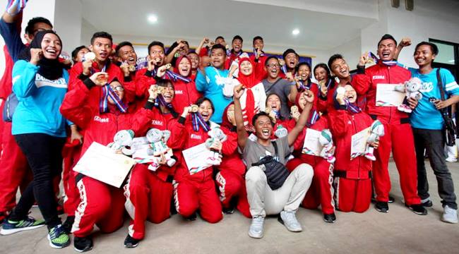 Banten Drum Corp Raih Dua Emas di PON XIX Jawa Barat