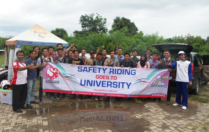Honda Banten Gelar Safety Riding Goes to Campus