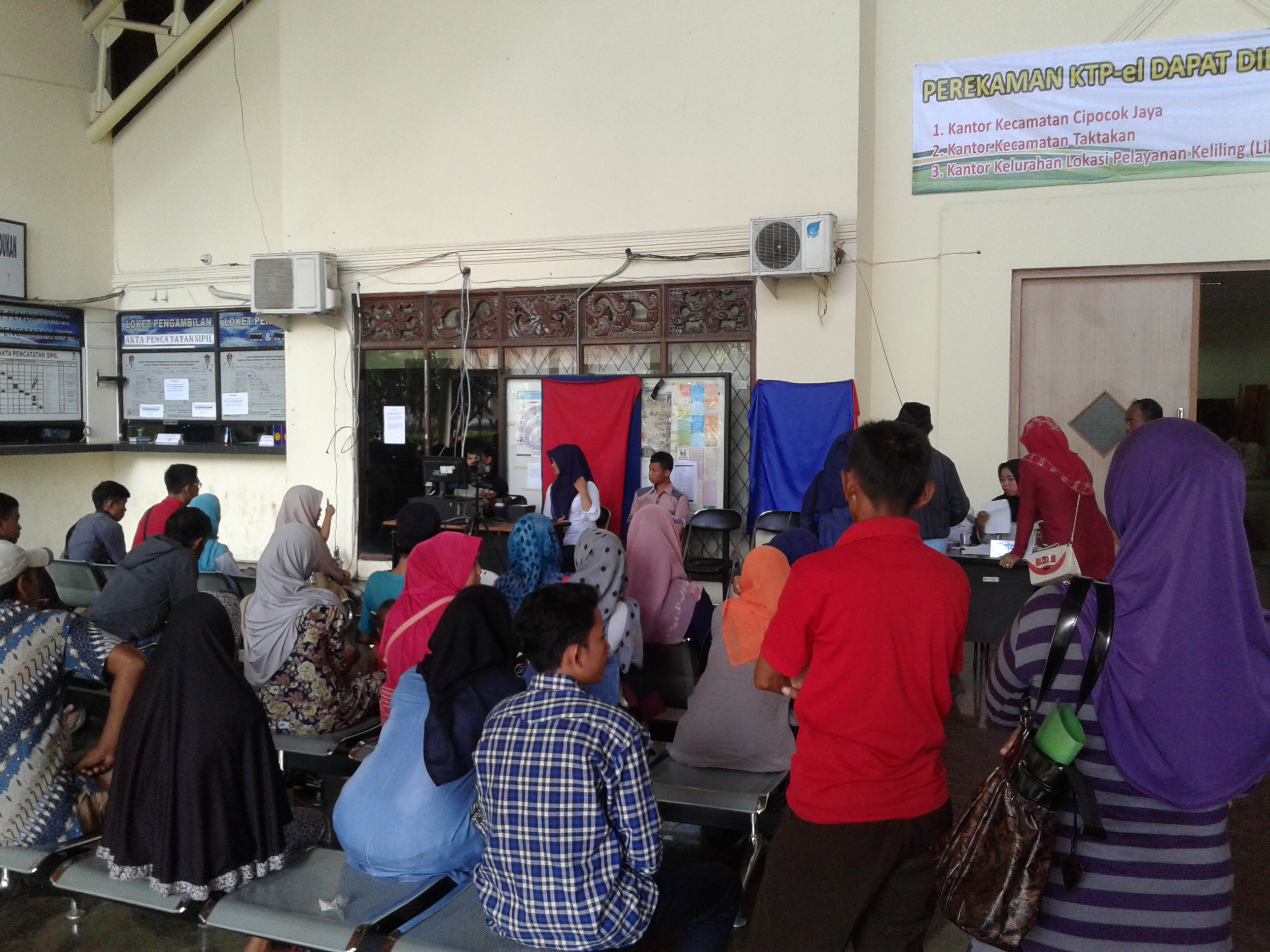 Disdukcapil Kota Serang Batasi Perekaman KTP Elektronik