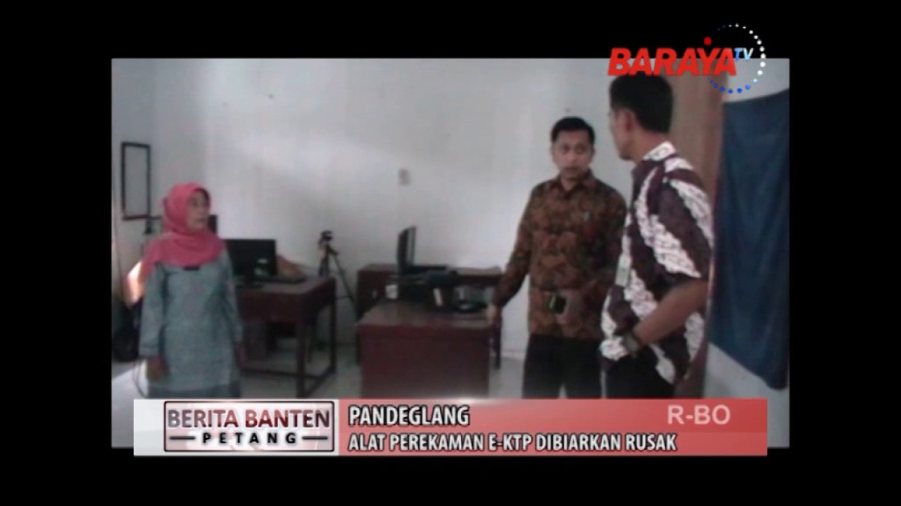 Alat Perekaman E Ktp Dibiarkan Rusak