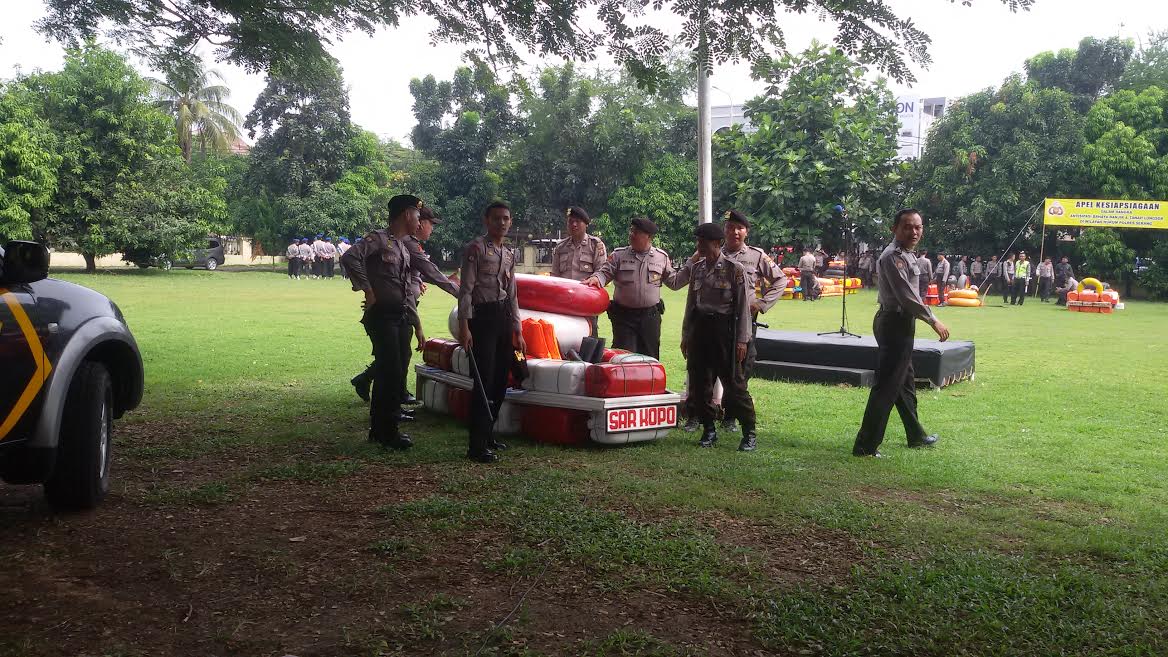 Polres Serang Siaga Bencana