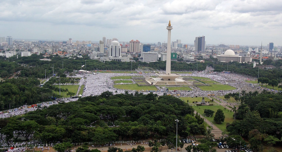 Terungkap, Ini Jumlah Peserta Aksi 212 Berdasar Pencitraan Satelit
