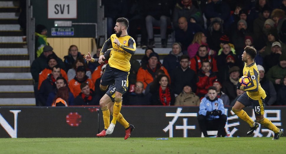 Sempat Tertinggal 3 Gol, Arsenal Imbangi Bournemouth