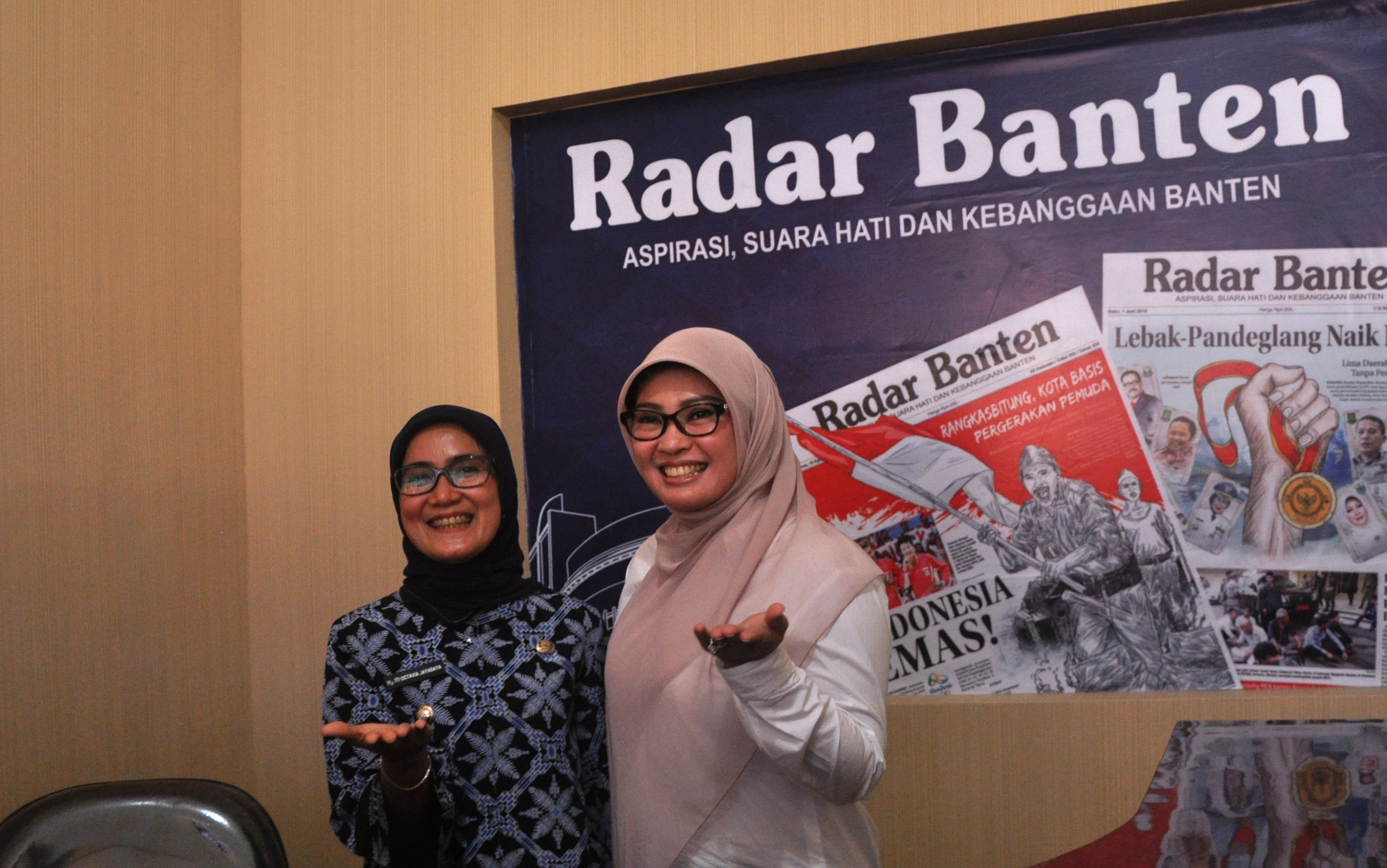 Dua Bupati Cantik Resmikan Kantor Radar Banten Biro Rangkasbitung