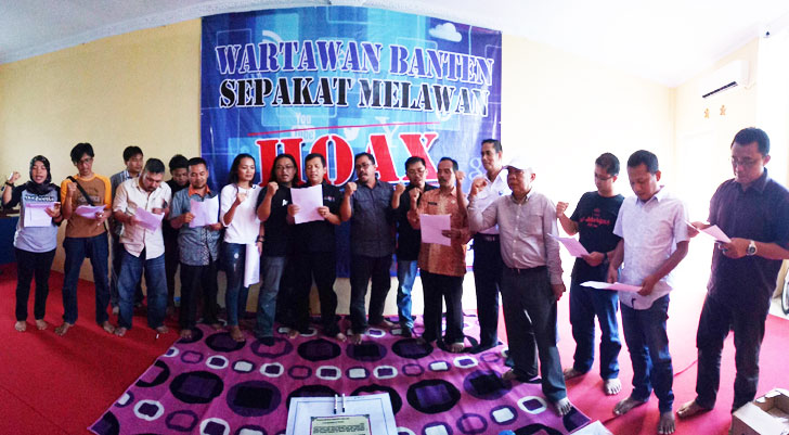 Wartawan Banten Sepakat Melawan Hoax