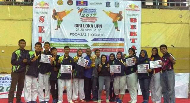 Tim Taekwondo Banten Juarai Rektor UNP Veteran Cup