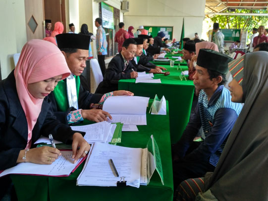 102 Pasangan Ikuti Itsbat Nikah di Disdukcapil Kota Serang