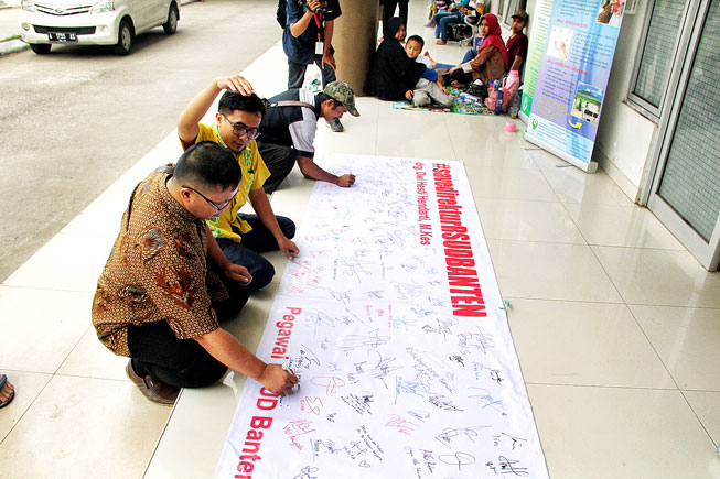 Pegawai Galang Petisi, Minta Penangguhan Penahanan Direktur RSUD Banten