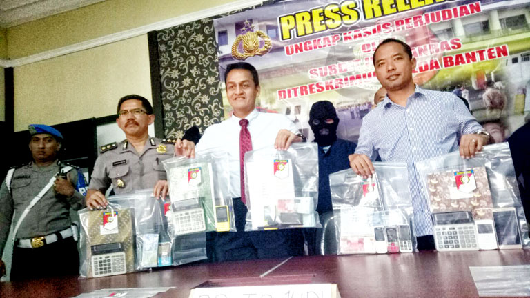 Polda Banten Bongkar Jaringan Togel Omzet Ratusan Juta