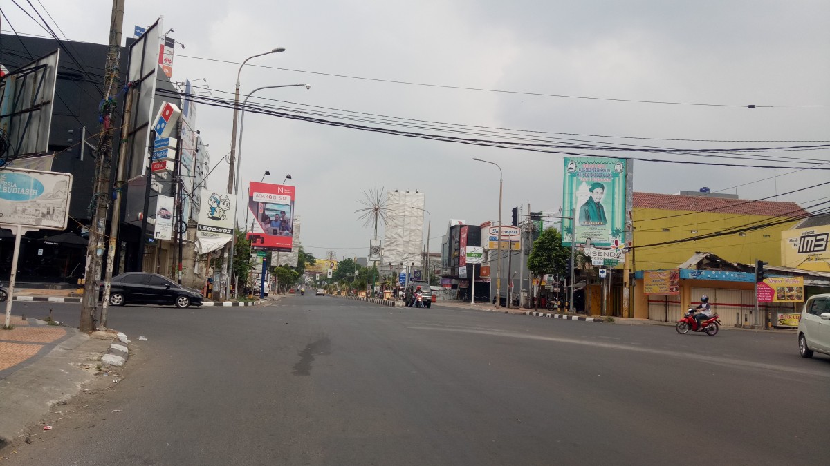 Libur Idul Adha Jalan Protokol Kota Serang Lengang