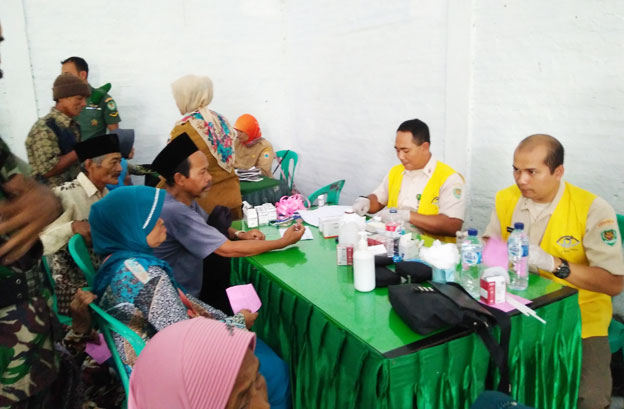 Kodim 0603/Lebak Gelar Pemeriksaan Mata Gratis
