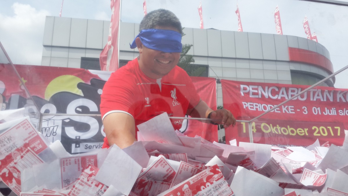 Honda Kembali Undi Pemenang Program Service di AHASS Selalu Untung