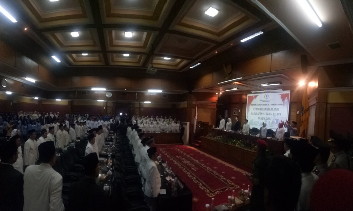 Hari Ini Kabupaten Serang Ulang Tahun ke-491 Tahun