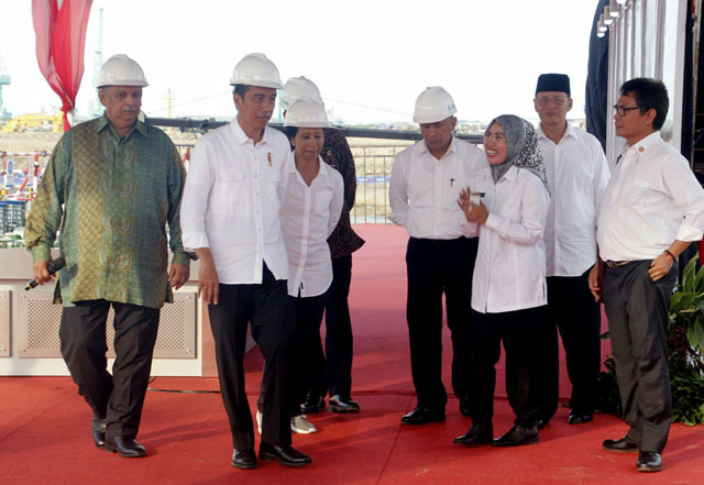 Presiden Jokowi Resmikan Pembangunan PLTU IPP di Serang