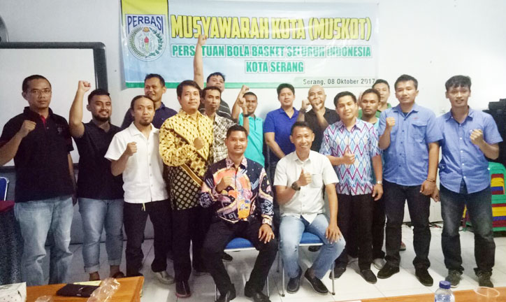 Perbasi Kota Serang Punya Pemimpin Baru