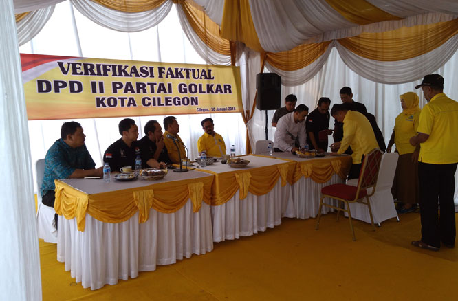 Golkar Jadi Partai Pertama yang Lolos Verifikasi Faktual di Cilegon