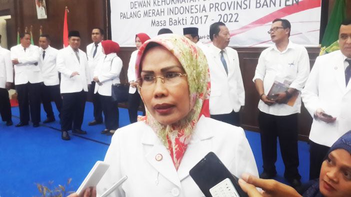 Tatu Kembali Pimpin PMI Banten untuk Ketiga Kalinya
