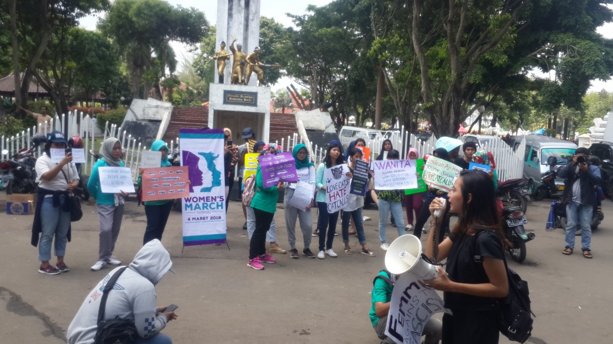 Women’s March Serang, Gerakan Perempuan Bebas Stigma