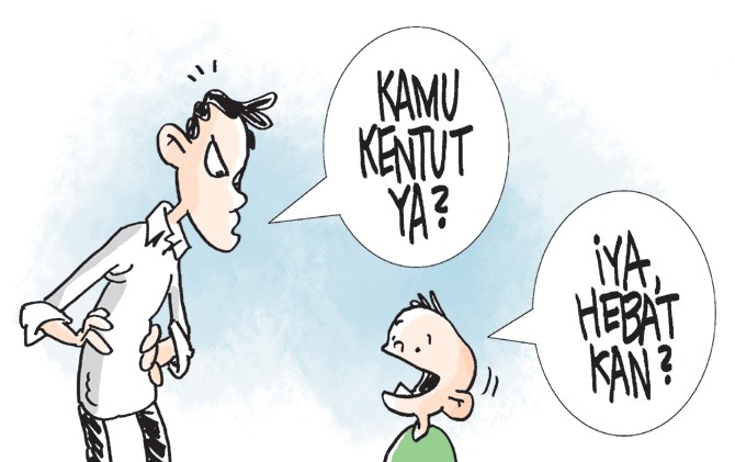 Inilah Risiko Punya Suami Suka Kentut Sembarangan