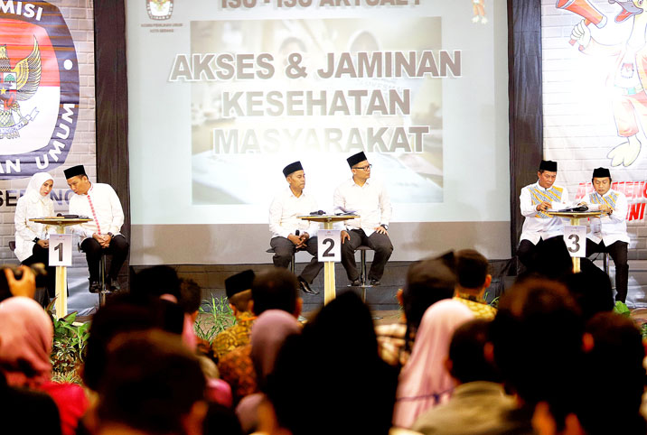 Paslon Komitmen Optimalkan Layanan Kesehatan dan Pendidikan