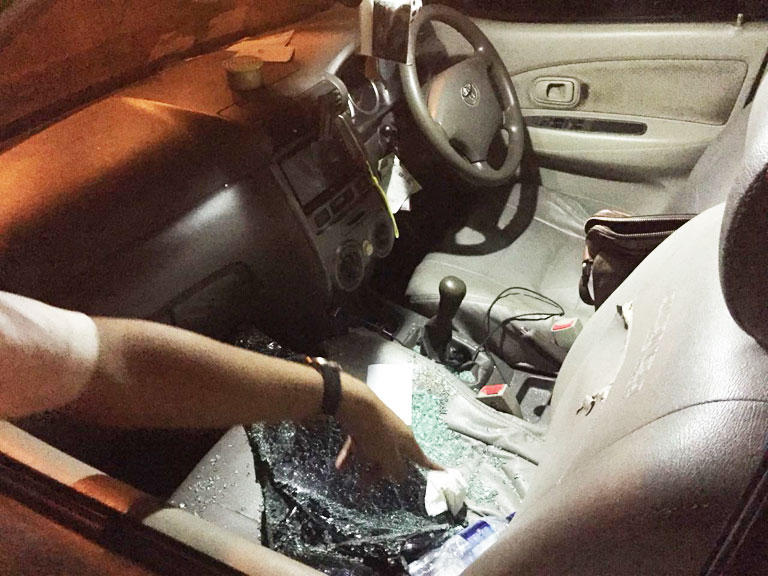 Kaca Mobil Dipecah, Laptop hingga Uang Tunai Raib