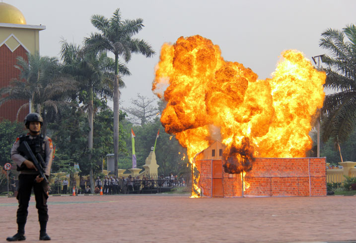 Pawai Obor Asian Games di Serang, Jalan Sudirman dan Ahmad Yani Ditutup