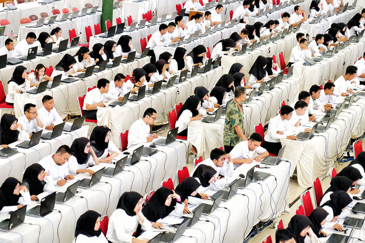 Skor Tes Calon ASN Bisa Langsung Diketahui