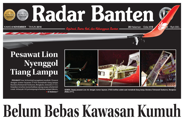 e-Paper Radar Banten, Kamis 8 November 2018