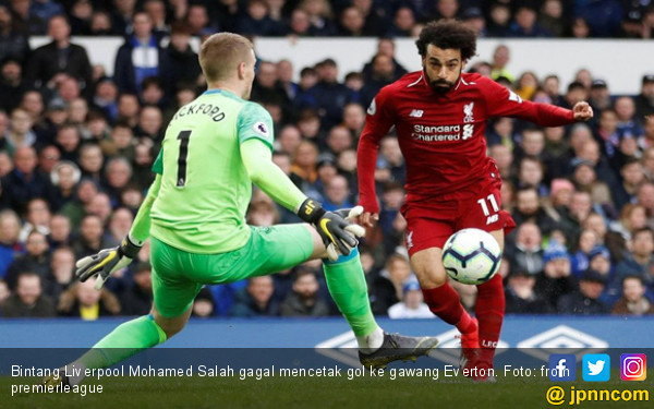 Ditahan Everton, Liverpool Tertahan di Peringkat Kedua