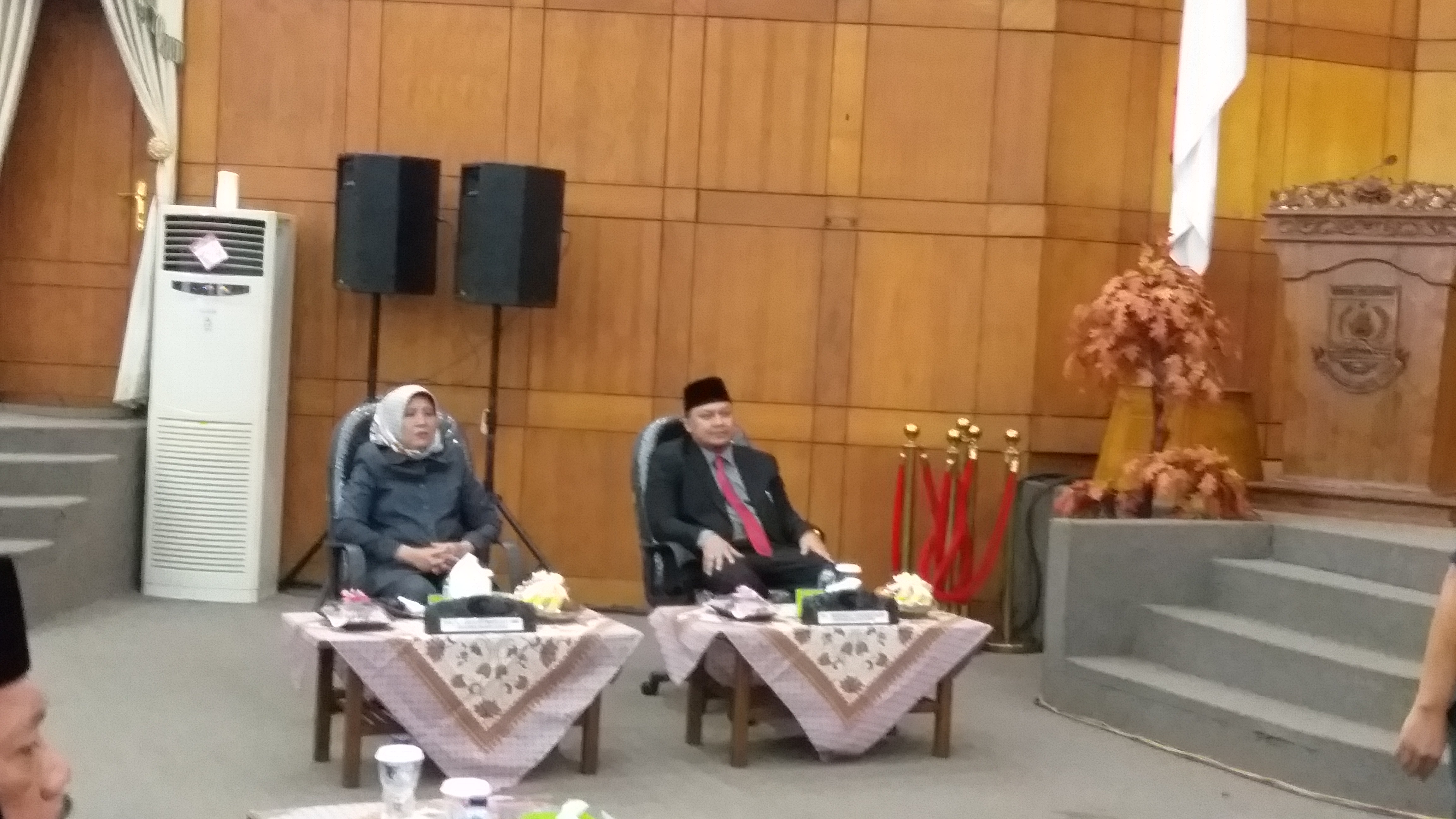 Ratu Ati dan Reno Sampaikan Visi Misi Calon Wakil Walikota Cilegon