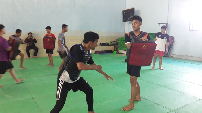 Siapkan Kejurnas, Atlet Silat Tetap Berlatih