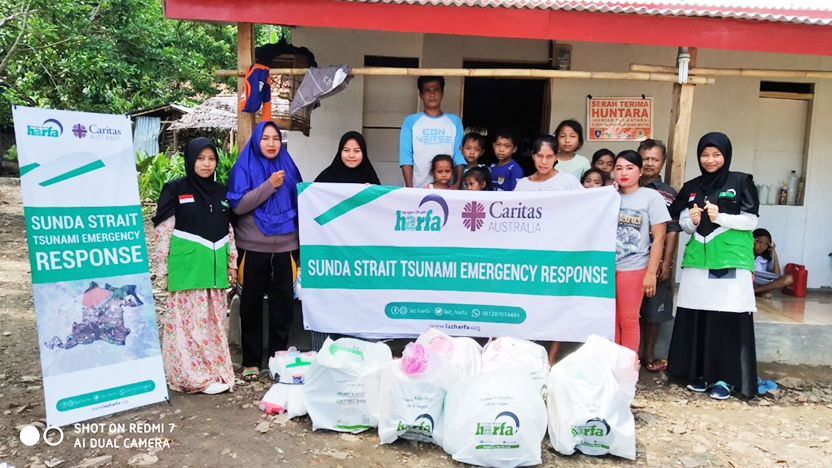 LAZ Harfa Masih Menyalurkan Bantuan Ekonomi untuk Penyintas Tsunami