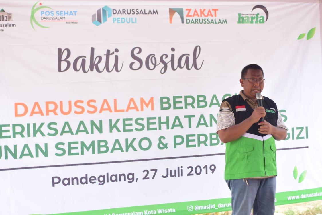 Kehidupan Penyintas Tsunami Belum Stabil, LAZ Harfa dan Darussalam Adakan Bakti Sosial Di Pandeglang
