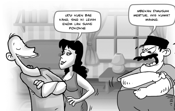 Dimusuhi Mertua, Istri Mendua