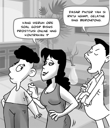 Emosi, Istri Doyan Ngerumpi sama Laki-laki